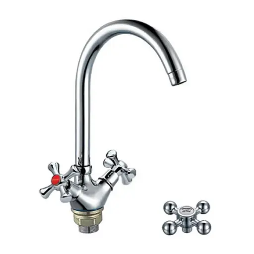 Змішувач для кухні Zerix TLA 856 ZX0076 Хром - фото 1