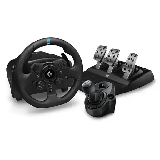Комплект Logitech G923 SE Combo for PS5/PS4/PC кермо педалі коробка передач - фото 3