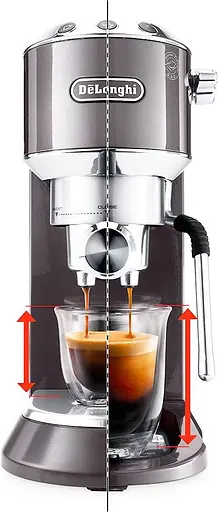 Кавоварка ріжкова Delonghi Dedica Arte EC 885 GY (EC885.GY) [78279] - фото 5