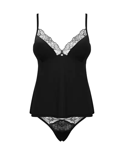 Топ и трусики Obsessive Bella Rou top & panties топ трусики XS/S - фото 3