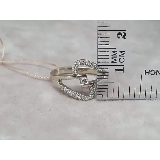 Золотое кольцо с бриллиантами.9411283 17,5 - фото 5