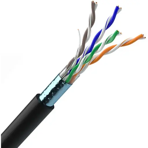 Кабель FTP Cat-5е "Ок-NET" (бухта 305м) для зов. прокладки