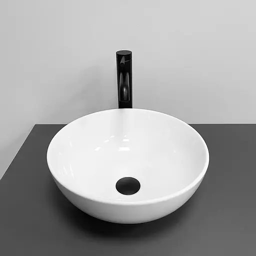 Умивальник VBI Amalfi white glossy накладний VBI-013402, Білий - фото 5