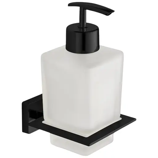 Дозатор для рідкого мила VBI Mercury black VBI-040206BL, Чорний матовий - фото 1