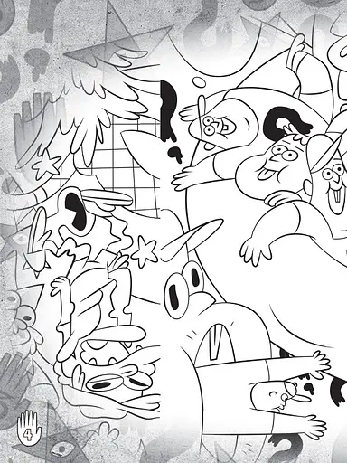 Дитяча розфарбовка з наклейками. Герої: Дісней, Гравіті Фолз, Мейбл і Пухля 1271014 - фото 5