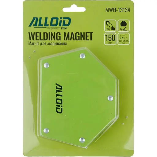Магніт для зварювання Alloid Трапеція 34 кг (MWH -13134) - фото 3
