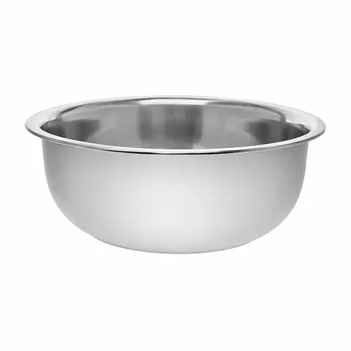 Таз круглий із харчової нержавіючої сталі Ø33 см H9.5 см 6 л Interos Сірий 87608 - фото 2