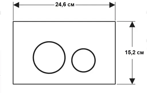 Клавіша змиву Geberit Sigma40 round 115.628.FW.1 нержавіюча сталь, сталевий матовий, Нержавіюча сталь - фото 3