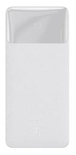 Павербанк Baseus Bipow Overseas PPBD050002 Power Bank портативний зарядний пристрій 10000 mAh Білий - фото 4