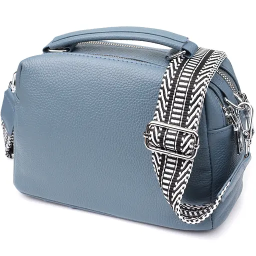 Женская сумка Vintage с двумя секциями из натуральной кожи 22.5х14х9.5 см sum0027586 - фото 2