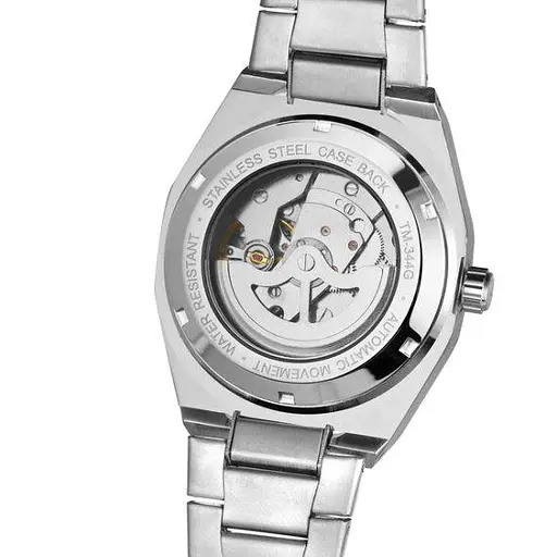 Чоловічий механічний наручний годинник Forsining Temp (Сріблястий) - фото 8