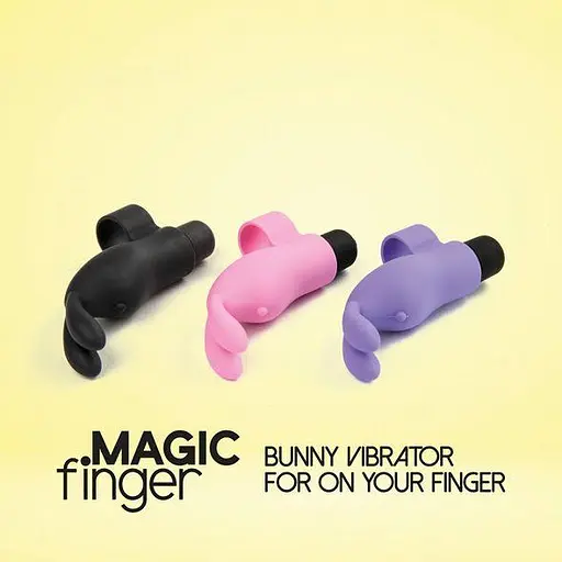 Вібратор на палець FeelzToys Magic Finger 10 см фіолетовий - фото 7