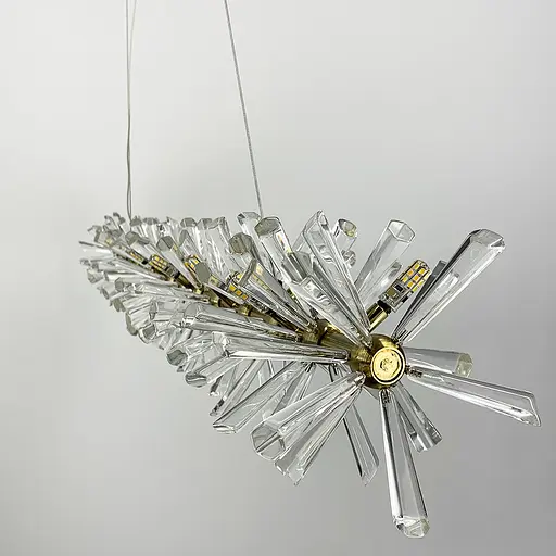 Удлиненная дизайнерская люстра с кристаллами Line.F NO 4-1000L - фото 6