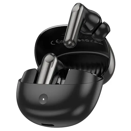 Навушники бездротові Hoco TWS EQ11 вакуумні чорний - фото 3