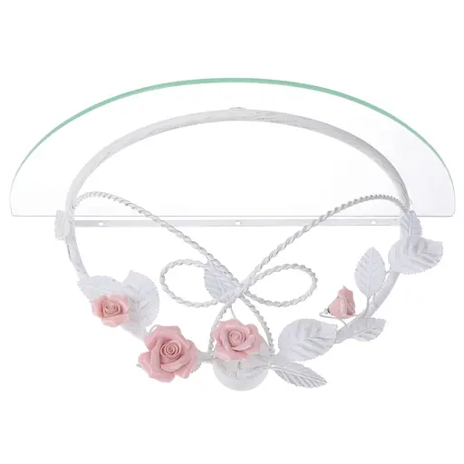 Полиця накладна флористика Brille BKL-191W 180565