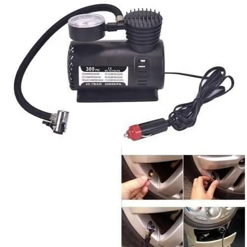 Портативний компресор автомобільний надувні колеса Yf608 напірні шини - фото 2