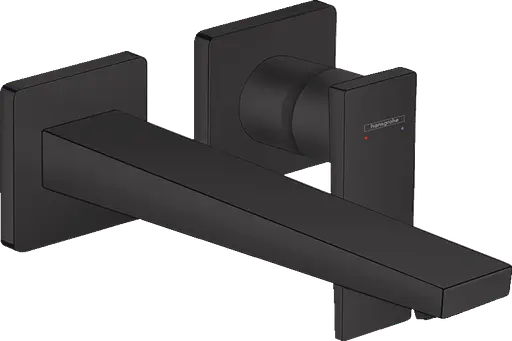 Змішувач Hansgrohe Metropol для раковини зі стіни прихованого монтажу 225 мм Matt Black 32526670 Чорний матовий - фото 1