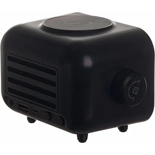 Беспроводная зарядная станция-часы TheGeneral RapidFlow Quick Charge черная (40051519-01) - фото 3