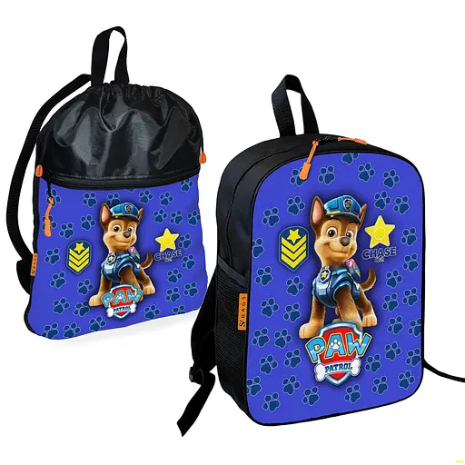 Школьный рюкзак детский Щенячий патруль + Сумка для обуви спортивной формы рюкзак-мешок мальчику (01899)