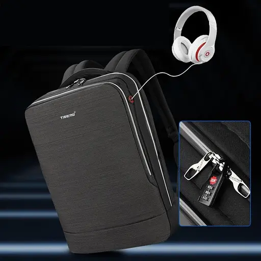 Рюкзак Tigernu T-B3331A 15. 6" сірий - фото 2