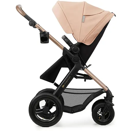 Коляска універсальна 3 в 1 Kinderkraft Moov 2 Air Sand Beige (KSMOOV02BEG0000) - фото 3