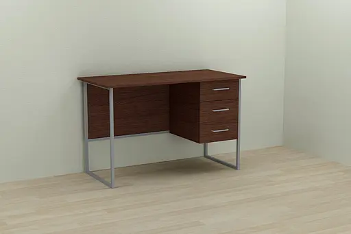 Компьютерный стол Ferrum-decor Гарри 75x120x60 серый ДСП Венге 16мм (FRD-105750)