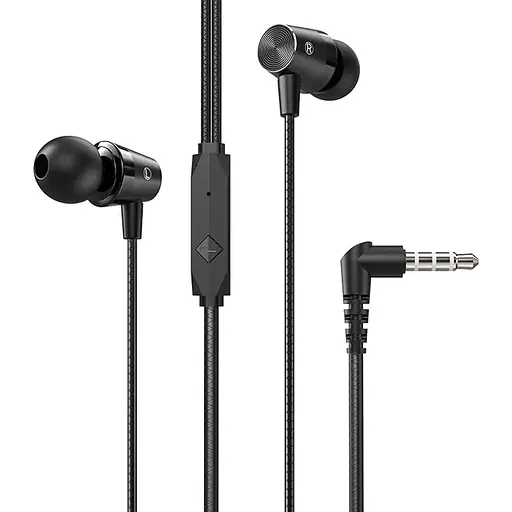 Проводные наушники Hoco M79 Cresta, 3.5mm, 1.2m, Чёрный