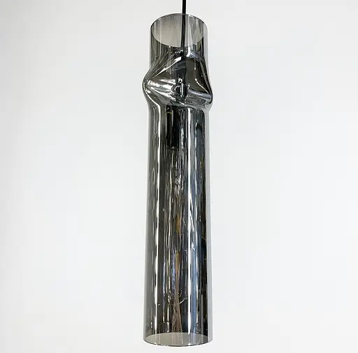 Підвісний світильник із видовженим плафоном Line.F Колір плафона Янтарний - фото 2