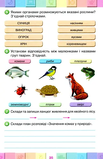 Я досліджую світ. 3 клас. Мої досягнення. Тематичні діагностичні роботи з інтегрованого курсу - фото 5