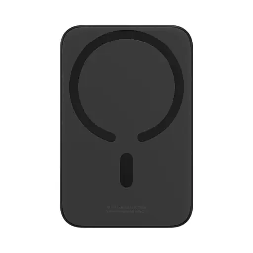 Магнітний портативний павербанк із бездротовою зарядкою Baseus Magnetic 20 W 6000 mAh для iPhone чорний