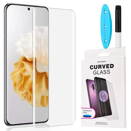 Защитное стекло DK для Tecno Spark 20 Pro+ UV Curved 018110 clear 2 шт. - фото 3