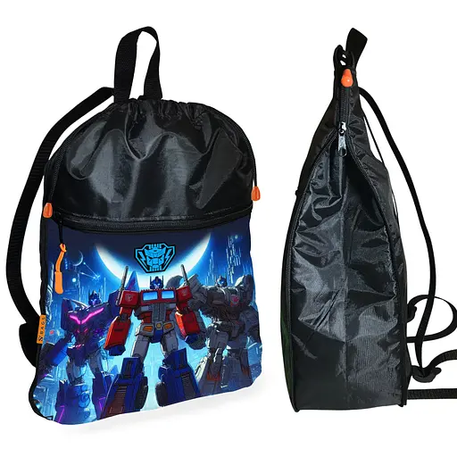 Рюкзак-мішок для школи "Трансформери" - дитяча сумка для взуття та спортивного одягу (01449)