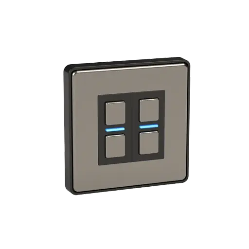 Lightwave Smart Dimmer 2 Gang з нержавіючої сталі LP22 - фото 2