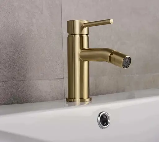 Змішувач для біде Rea Lungo brushed gold REA-B4702 Золотий - фото 2