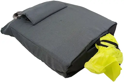 Велосумка сумка на багажник Bikemate с дождевиком 17L серая sum0028919 - фото 5