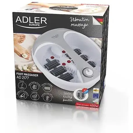Ванночка масажер для ніг Adler AD 2177 з підігрівом води - фото 5