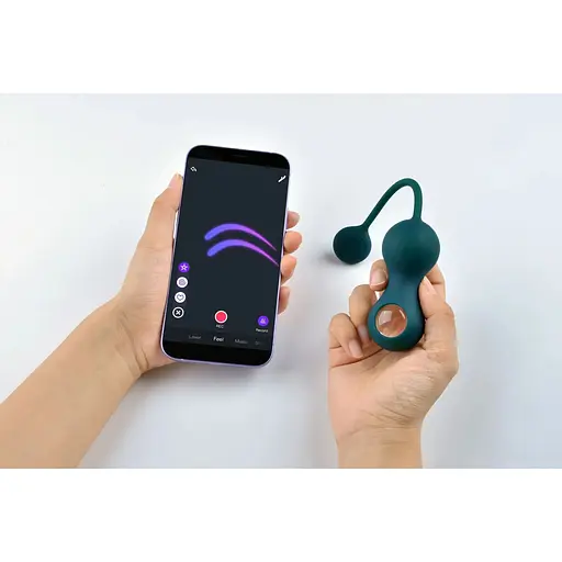 Вагинальные смарт-шарики с вибрацией Fun Town Crystal - фото 8