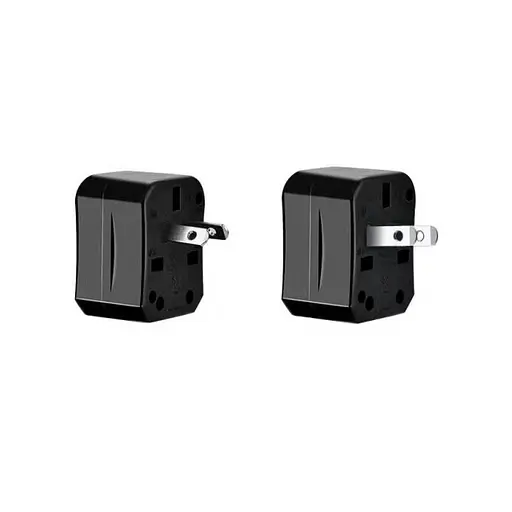 Адаптер Hoco для розетки перехідник євро USA UK все в одному (10А 220V) - фото 2