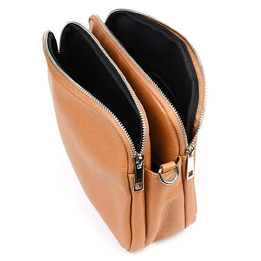 Кожаная женская сумка Virginia Conti 23х18х10 см sum0028546 - фото 5