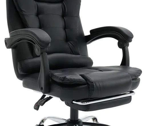 Офисное кресло с подставкой для ног Hanert Ergo Black - фото 7