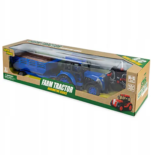 Трактор на радіокеруванні з причепом акумулятор 48 см - фото 7