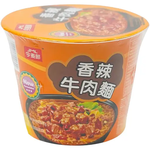 Лапша быстрого приготовления JML со вкусом острой говядины в стакане 104 г - фото 2