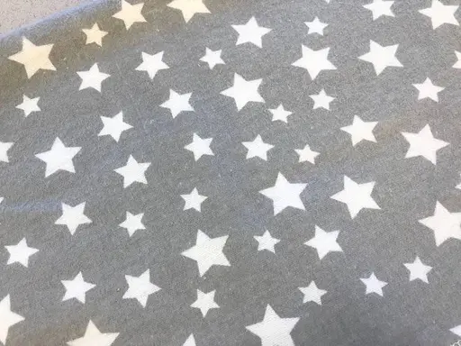 Пеленка байковая Moontime "Звездопад на сером" - фото 2