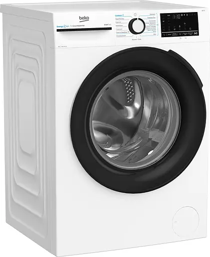 Стиральная машина Beko фронтальная 8 кг 1400 A+++ 55 см дисплей инвертор пара белый - фото 2