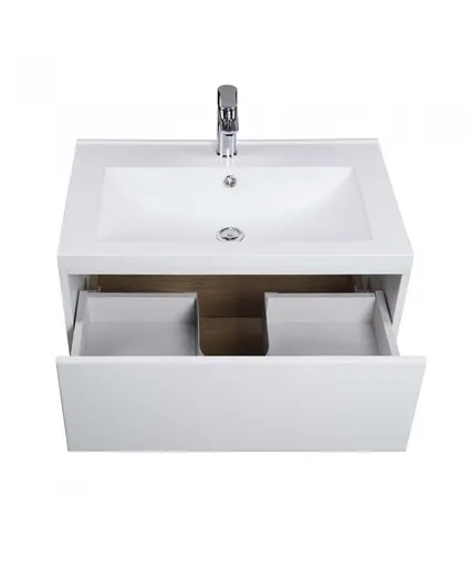 Тумба Мойдодир Bravo 70-A з умивальником Cosmopolitan 70 Білий - фото 4