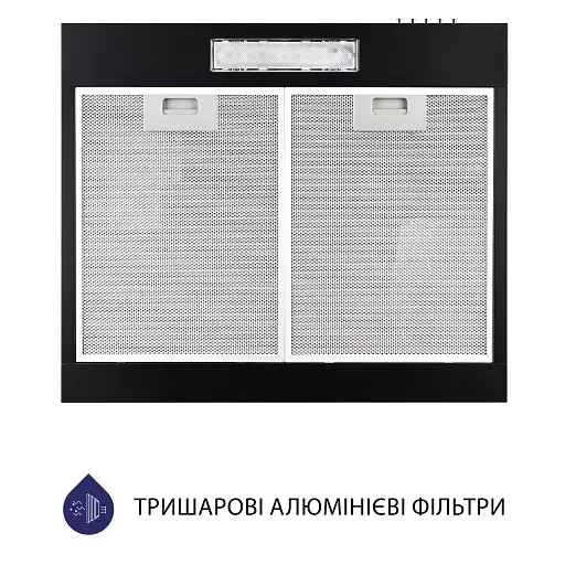 Вытяжка плоская Minola HPL 512 BL - фото 5