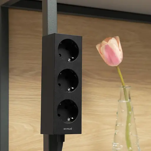 Мережевий фільтр Proove Magnet Strip (3xAC) 1.6m black (PSMS25000001) - фото 9