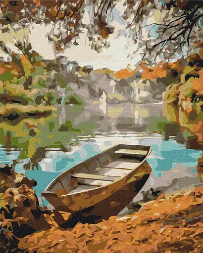 Картина за номерами на підрамнику Brushme Попереду риболовля