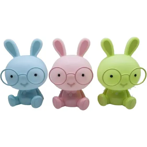 Лампа-нічник дитяча Зайчик в очах 23 см - фото 2