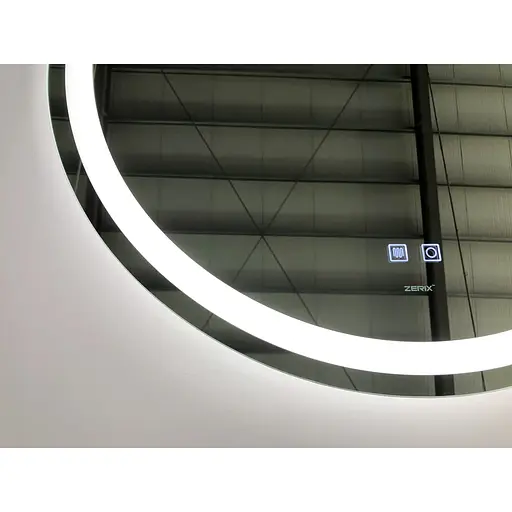 Дзеркало Zerix Solo MC01-60 з LED Touch, Anti-fog, димером, регулятором яскравості ZX6063 - фото 5